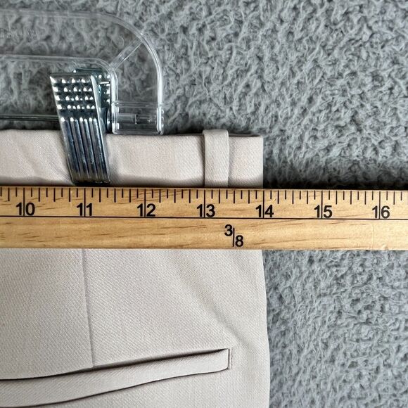 Abercrombie & Fitch Cargo Pants Womens 29/8 Tan Pleated Straight High Rise 28x31 - Picture 7 of 13